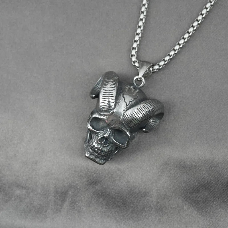 Demon Steel Pendant European American Dominant