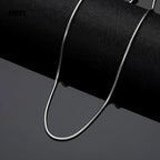 Minimal Snake Chain Choker — Stainless Steel