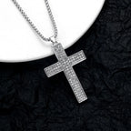 Cross Steel Pendant European American Individuality