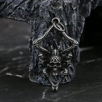 Retro Animal 2024 New 316L Stainless Steel Spider And Skull Pendant Necklace For Men Fashion Casual Punk Jewelry