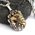 Eagle Head Pendant — Stainless Steel