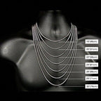 Vnox 3-8mm Figaro Chain for Men Women, Stainless Steel Cuban Link Chain,Gold Color Solid Metal Choker,Simple Basic
