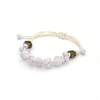 Rope Ceramic Bead Bracelet — Stainless Steel