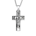 Jesus Cross Pendant — Stainless Steel