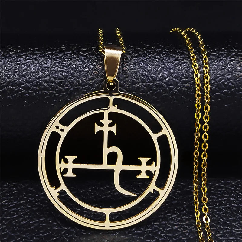 Lilith Demon Seal Necklace — Silver