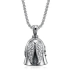 Angel Wings Moto Bell Steel Pendant Motorcycle