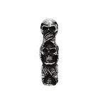 Gothic Skull Pendant Necklace — Stainless Steel
