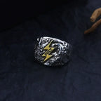 The Wrath of Zeus Lightning Ring Men Frigid Wind Imitation Thai Silver Index Finger Ring Fashion Versatile Creative
