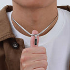 Stone Cuban Chain Necklace — Stainless