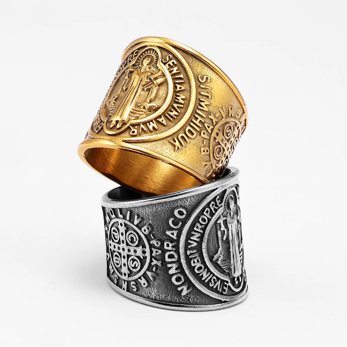 St. Benedict Ring — Stainless Steel