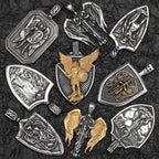 Arch Angel St.Michael Cross Wing Stainless Steel Men Necklaces Pendant Chain Amulet For Women Fashion Jewelry Gift