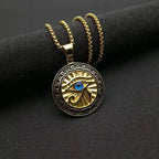 Ancient Egyptian Animal Totem Ankh Cross Pendant Necklace for Men Women Fashion Charm Lucky Riding Jewelry
