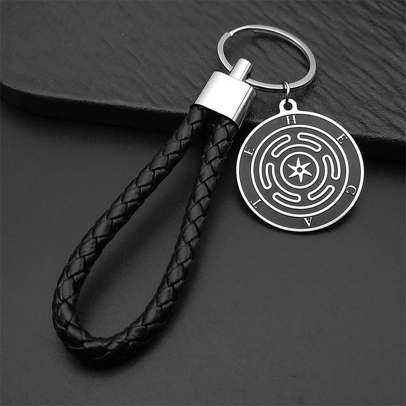 Greek Myth Silver Chain Mythology Hecate Wheel