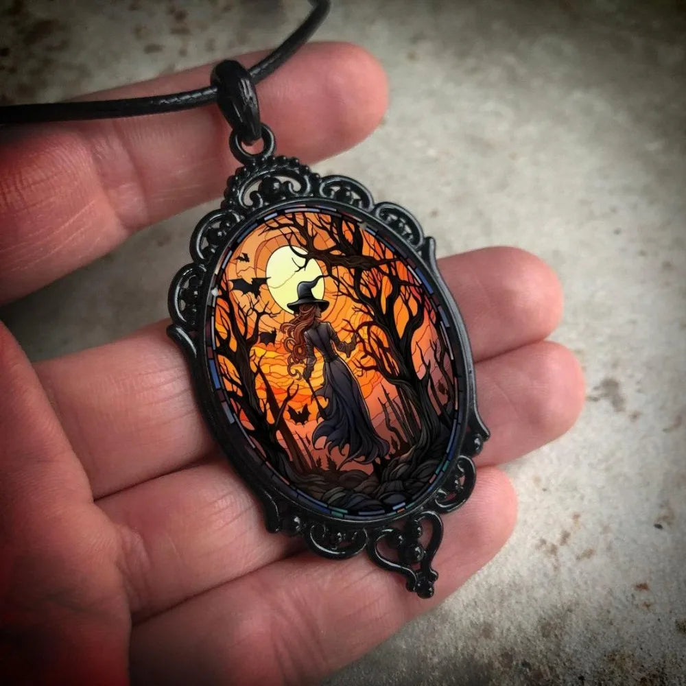 Witchcraft Black Pendant Necklace