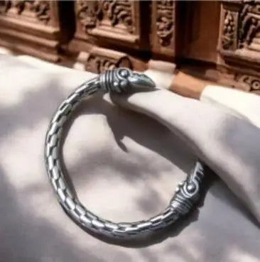 Stainless Steel Nordic Viking Norse Raven Bracelet Men Wristband Cuff Bracelets with viking wooden box