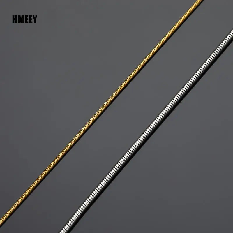 Minimal Snake Chain Choker — Stainless Steel