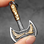 Viking Phoenix Axe Men Necklaces Stainless Steel Pendant Chain Women Punk Fashion Jewelry New In Accessories Gifts Wholesale