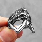 Gothic Statement Ring — Stainless Steel
