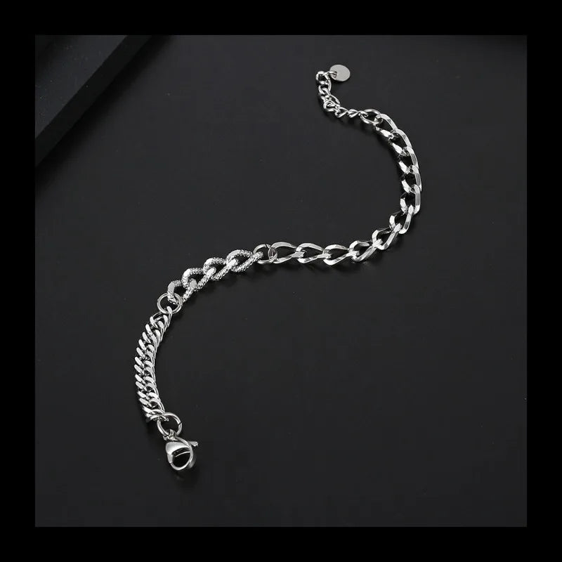 Minimal Bar Bracelet — Stainless Steel