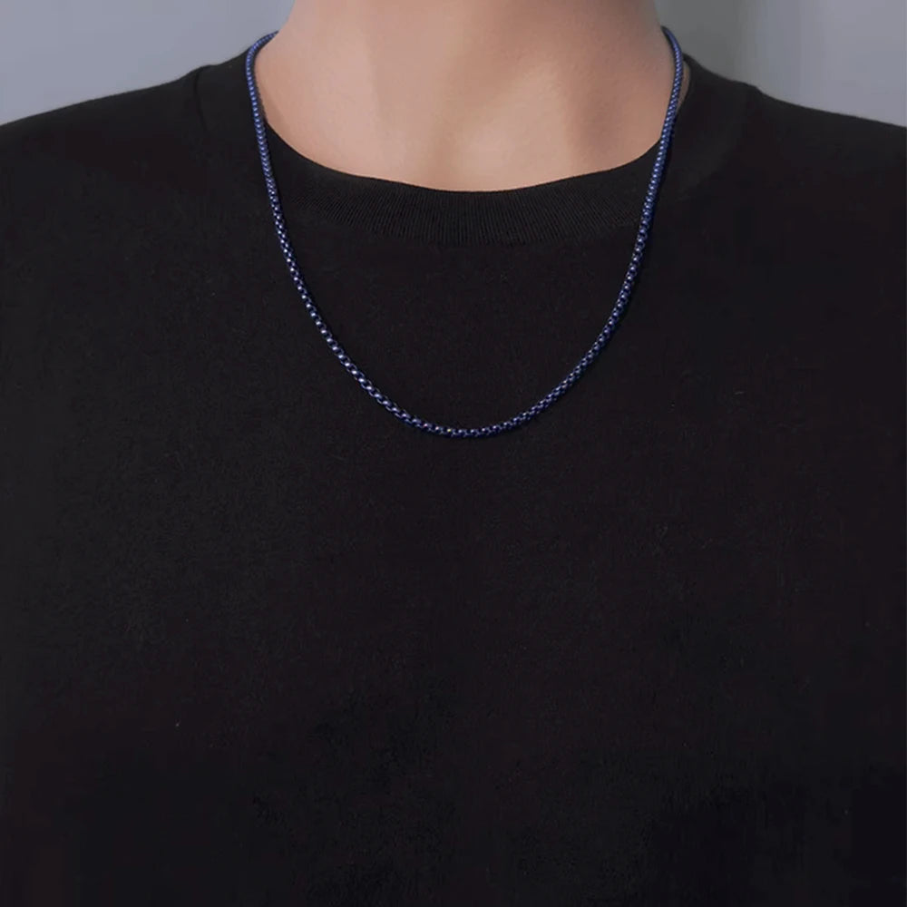 Titanium Box Chain Necklace