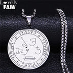 Gabriel Archangel Amulet Necklace — Stainless