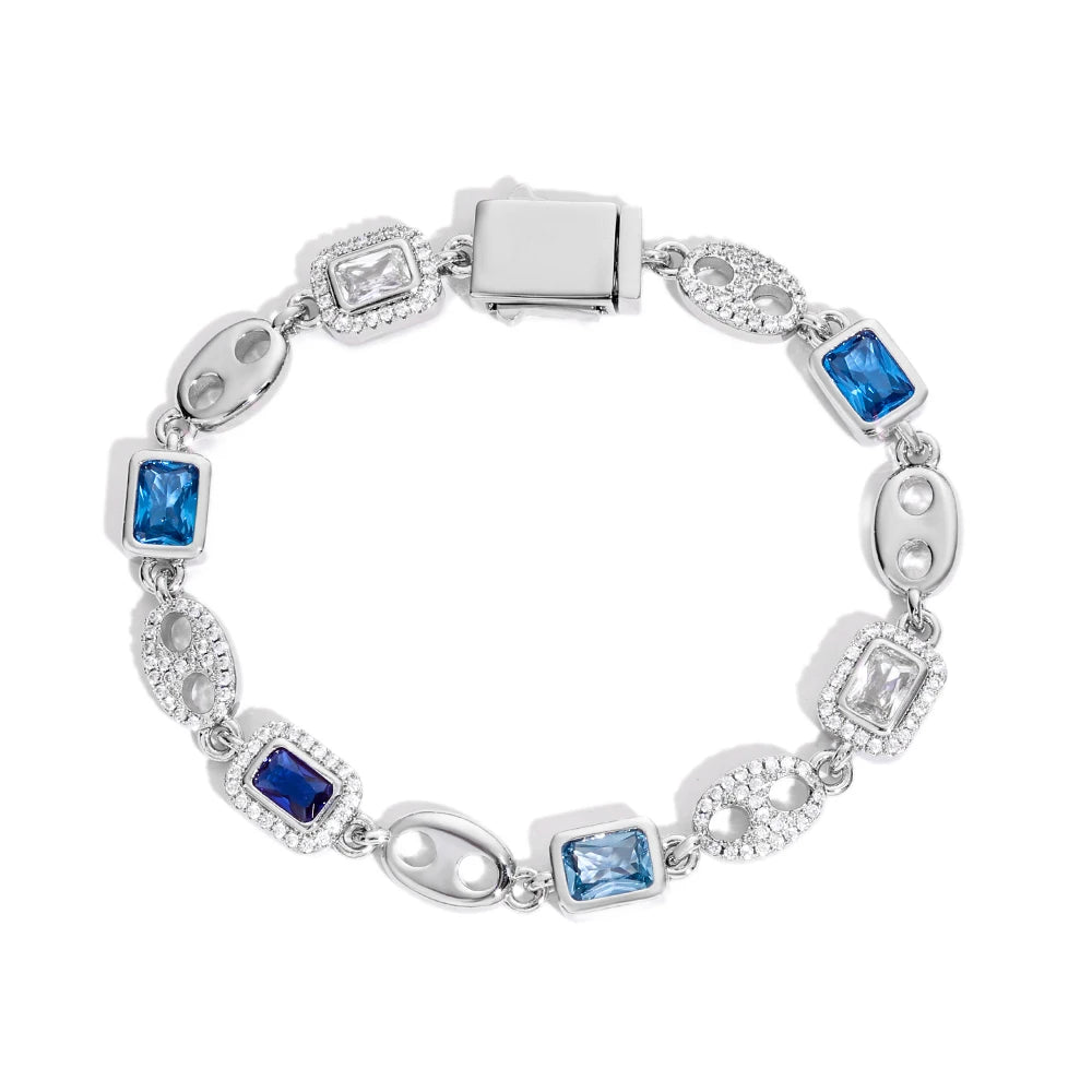 Iced Out Cuban Bracelet Stainless Steel 8MM