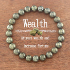 Multi-Color Bead Bracelet with Adjustable Length