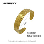 Concave & Convex Bracelet — Stainless Steel, Gold or Silver