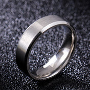 4MM Simple Black Ring