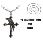 Original Van Gogh sunflower sunflower men's necklace high sense pendant nautical compass retro fashion trend pendant