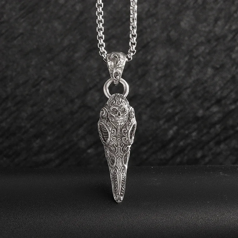 Sun Hugging Moon Round Pendant — Stainless Steel