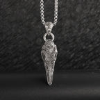 Sun Hugging Moon Round Pendant — Stainless Steel