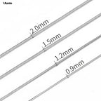 Wholesale 45/50/60/70cm Snake Long Chain Necklace Stainless Steel Necklaces For Women Men Jewelry Neck Chokers Catenina Collana