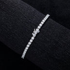 Iced Out Tennis Bracelet 3mm — 925 Silver
