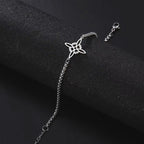 Witch Knot Irish Knot Bracelet for Women — Minimalist Two-Tone