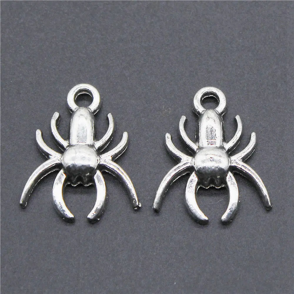 Boho Spider Web Charms Pendant Female Jewelry Bulk Cheapest Items