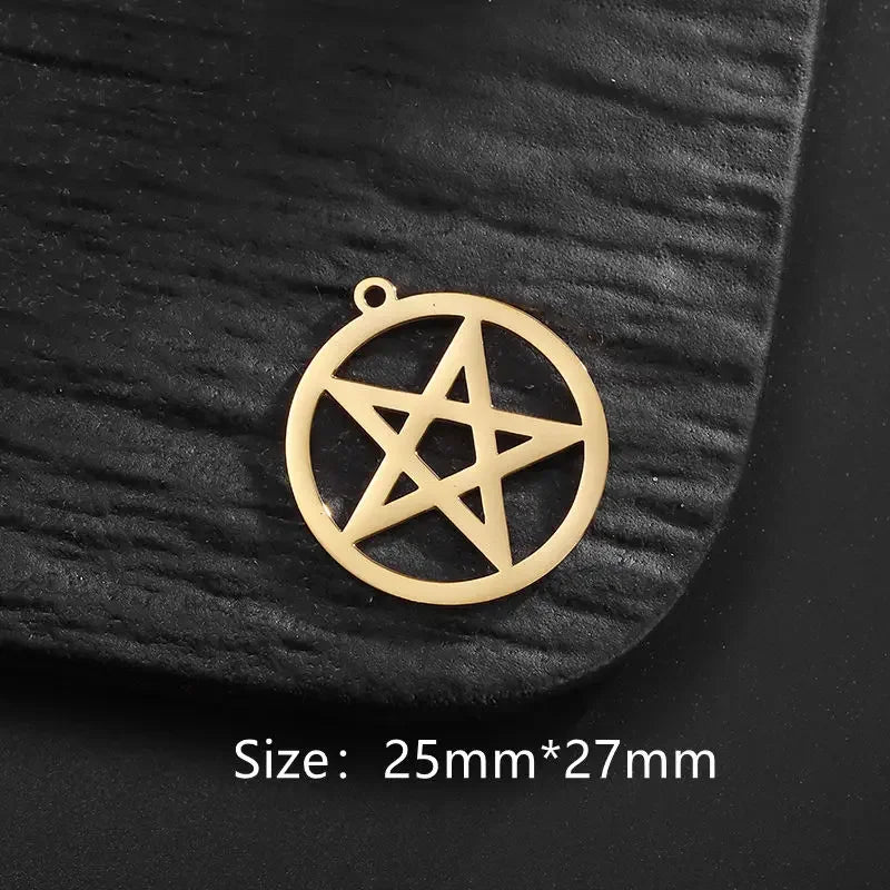 Gothic Satan Goat Stainless Steel Pendant Necklace