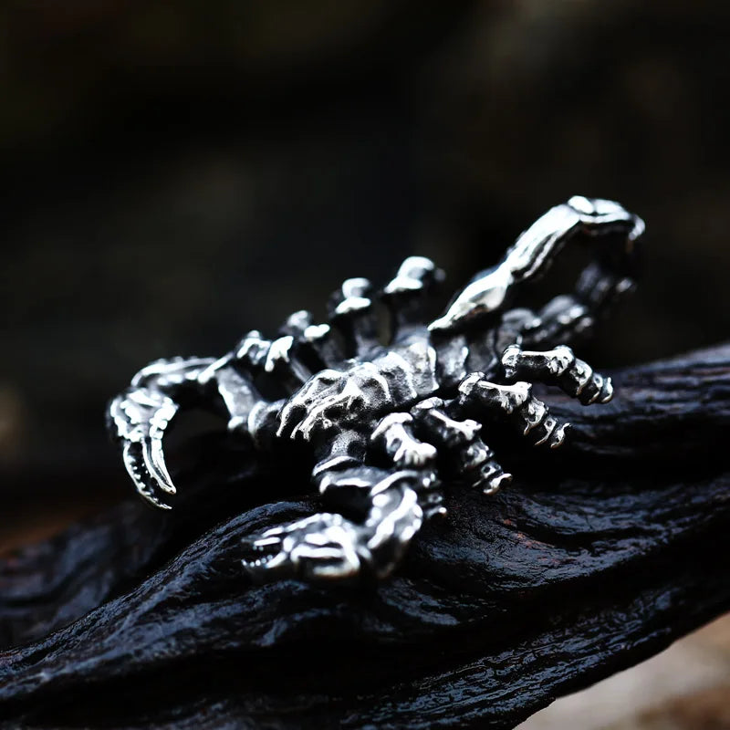 BEIER 316L Stainless Steel Punk Style 3D Design Animal Scorpion Pendant Necklace fashion jewelry For Man BP8-607