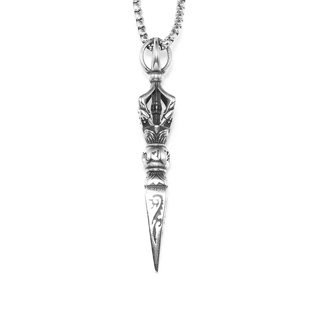 Exorcism Scepter Pendant — Stainless Steel