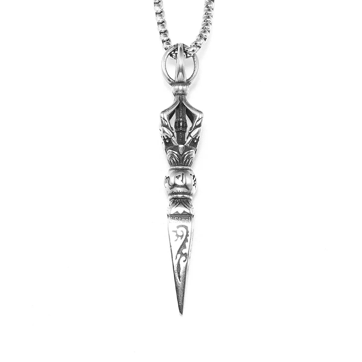 Exorcism Scepter Pendant — Stainless Steel