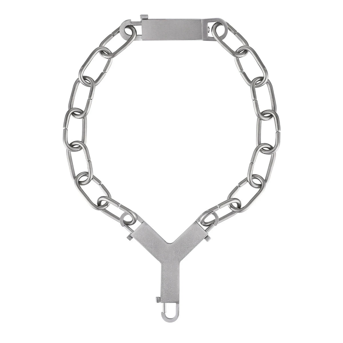 Punk Y-Shaped Statement Thick Chain Necklace for Men