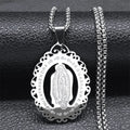 Archangel St.Michael Protect Me Necklace Stainless Steel Saint Shield Protection Male Necklace Jewelry corrente