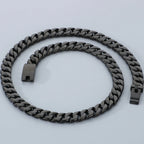 50/60CM Long 12MM Wide Cuban Link Chain Necklaces for Man Solid Stainless Steel On Neck Chains Party Male Jewelry Gifts