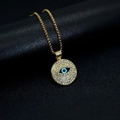 Eye of Horus Pendant Necklace — Zinc Alloy
