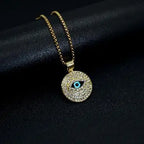 Eye of Horus Pendant Necklace — Zinc Alloy