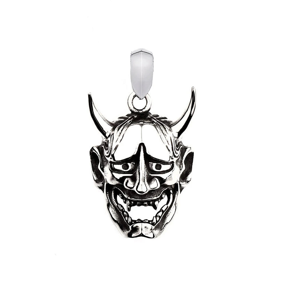 Gothic Skull Pendant Necklace — Stainless Steel