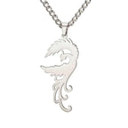 Winged Bird Totem Pendant Necklace — Stainless Steel