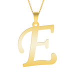 Initial 26 Letters Pendant Stainless Steel Necklaces For Women Men Accessories English Alphabet Necklace Fashion