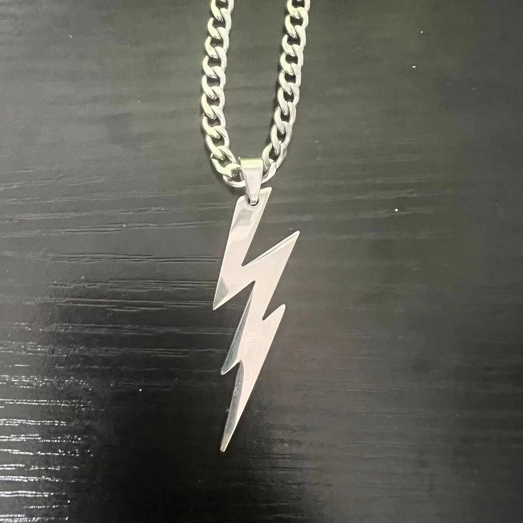 Bat Flash Steel Pendant Anime Necklace Chain