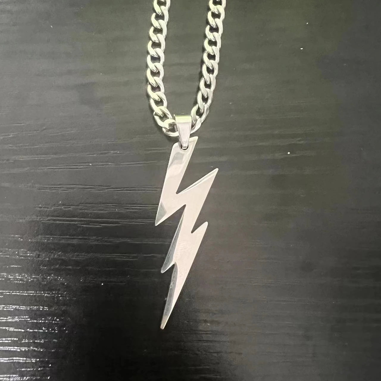 Bat Flash Steel Pendant Anime Necklace Chain